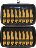 MusicNomad Diamond Coated Nut File Complete Shop Set - 16 pc