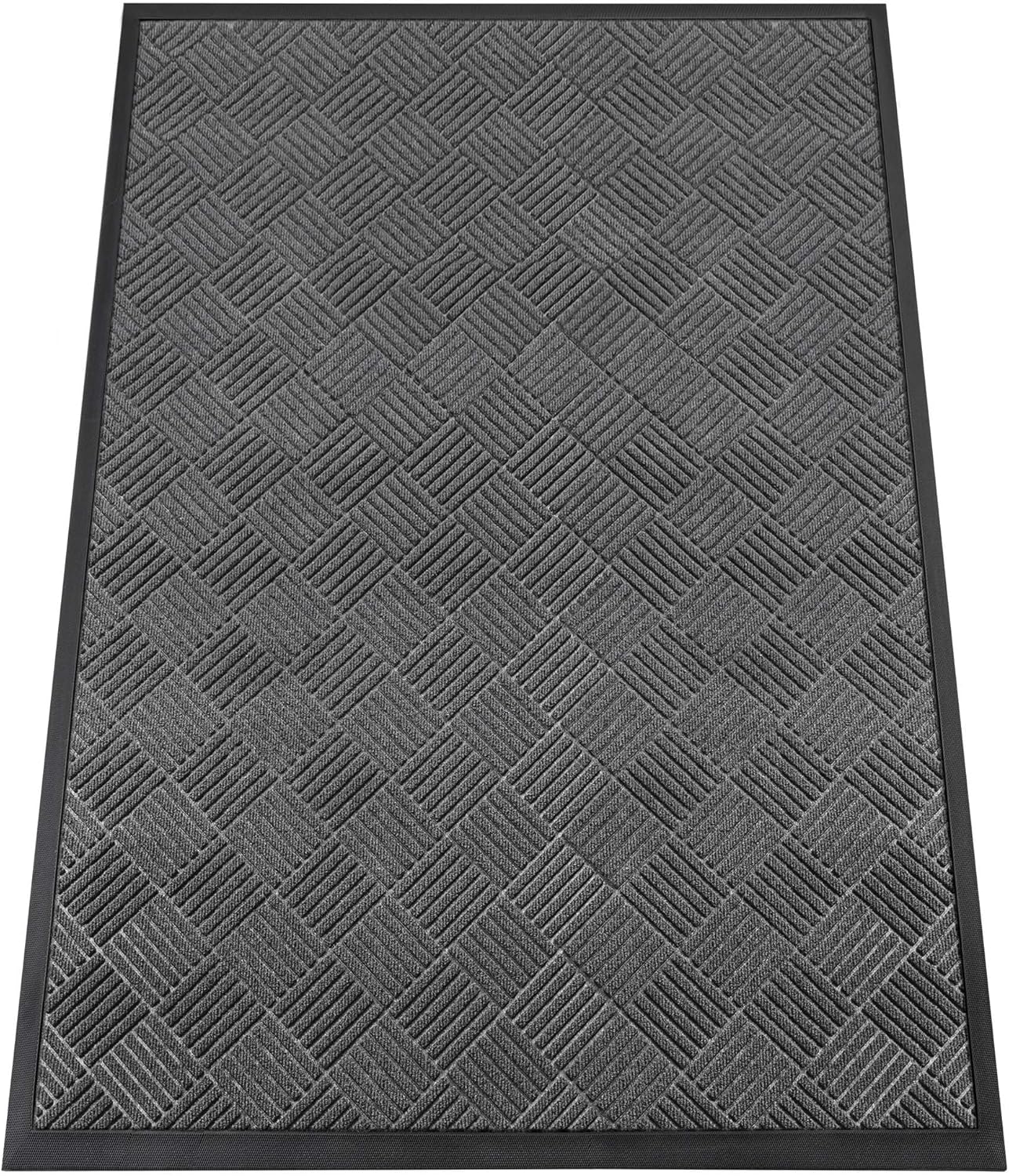 Indoor Outdoor Door Mat with Non-Slip Rubber Backing for Entryway