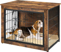 Dog Crate Furniture 32 in with Cushion - Dual Door Side Table
