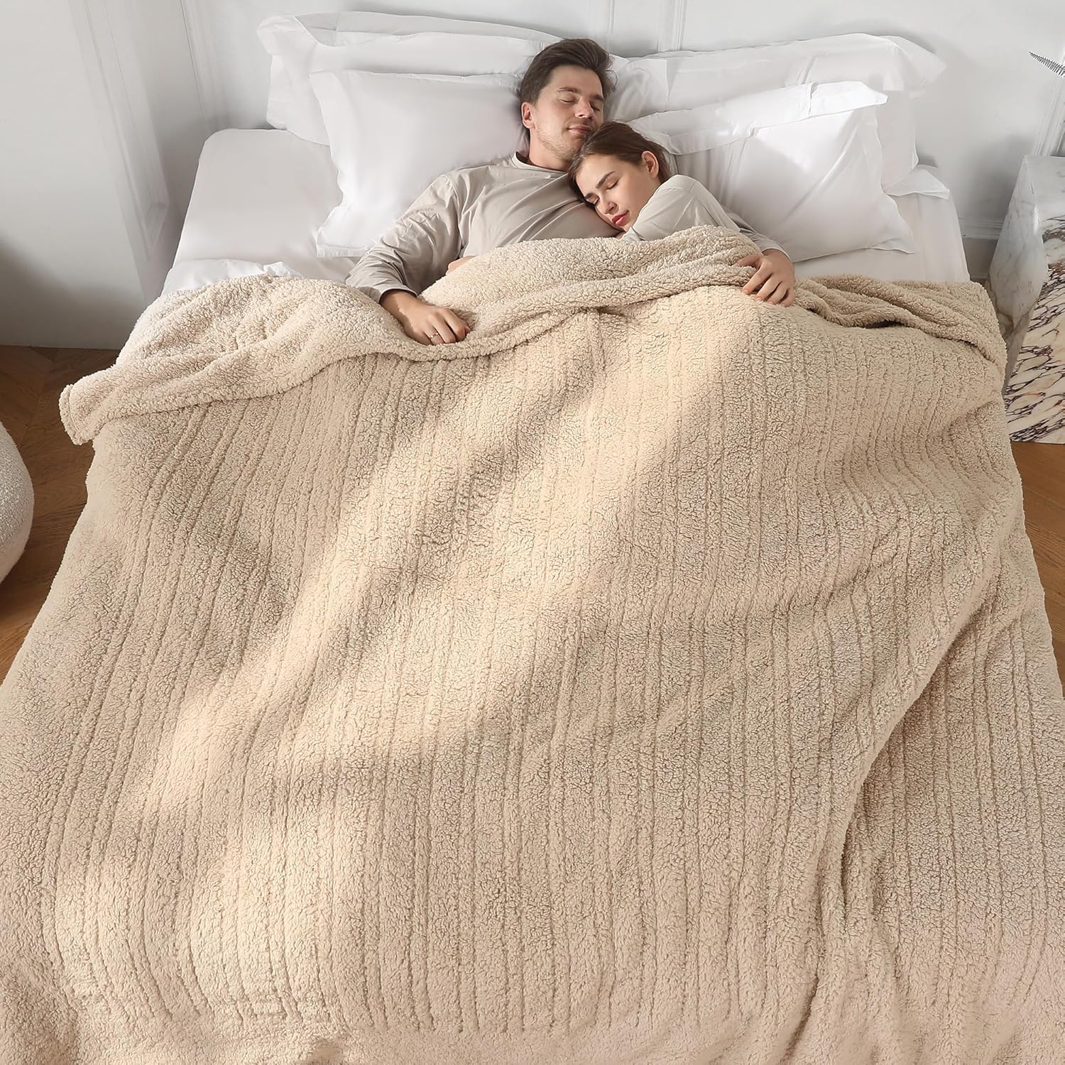 Electric Blanket King Size with Dual Control & 5 Heating Levels