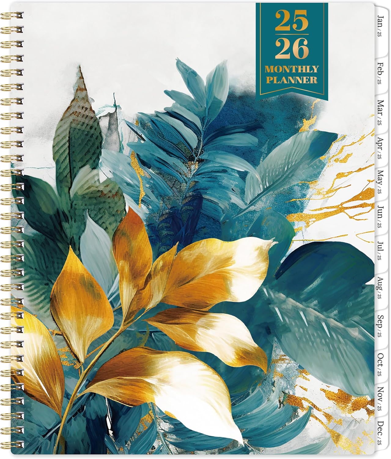 Amoroud 2025-2026 Monthly Planner - 2 Year, 24 Months, Tabs, Thick Paper
