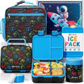 Bento Lunch Box for Kids with Thermos and Bag - 6-in-1 School Set