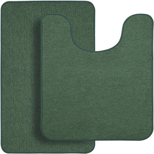 Ultra Thin Bathroom Rugs Set for Quick Drying and Safety