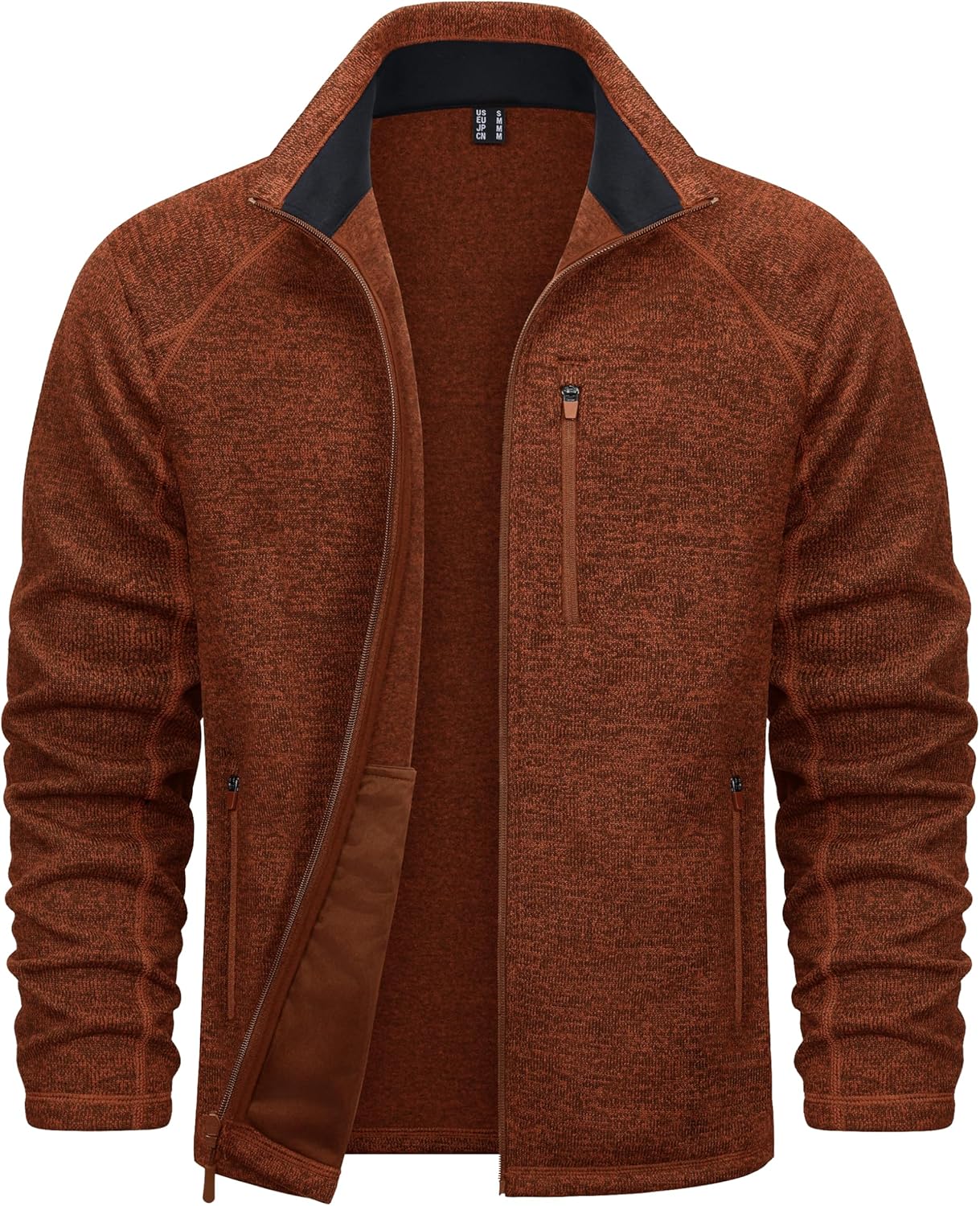 TACVASEN Men's Fleece Jackets Full Zip Lightweight Stylish Wear