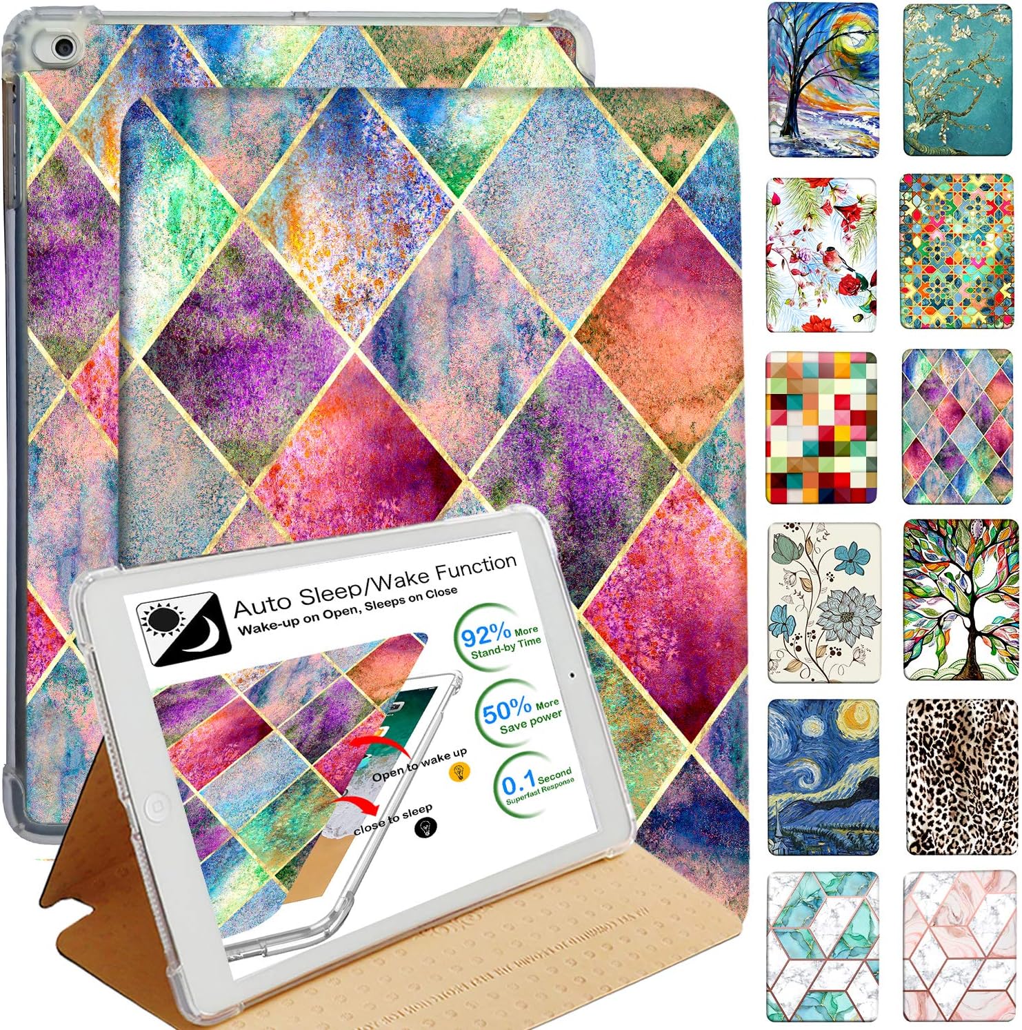 DuraSafe Cases for iPad 5/6 & Air 1/2 - Stylish Protection