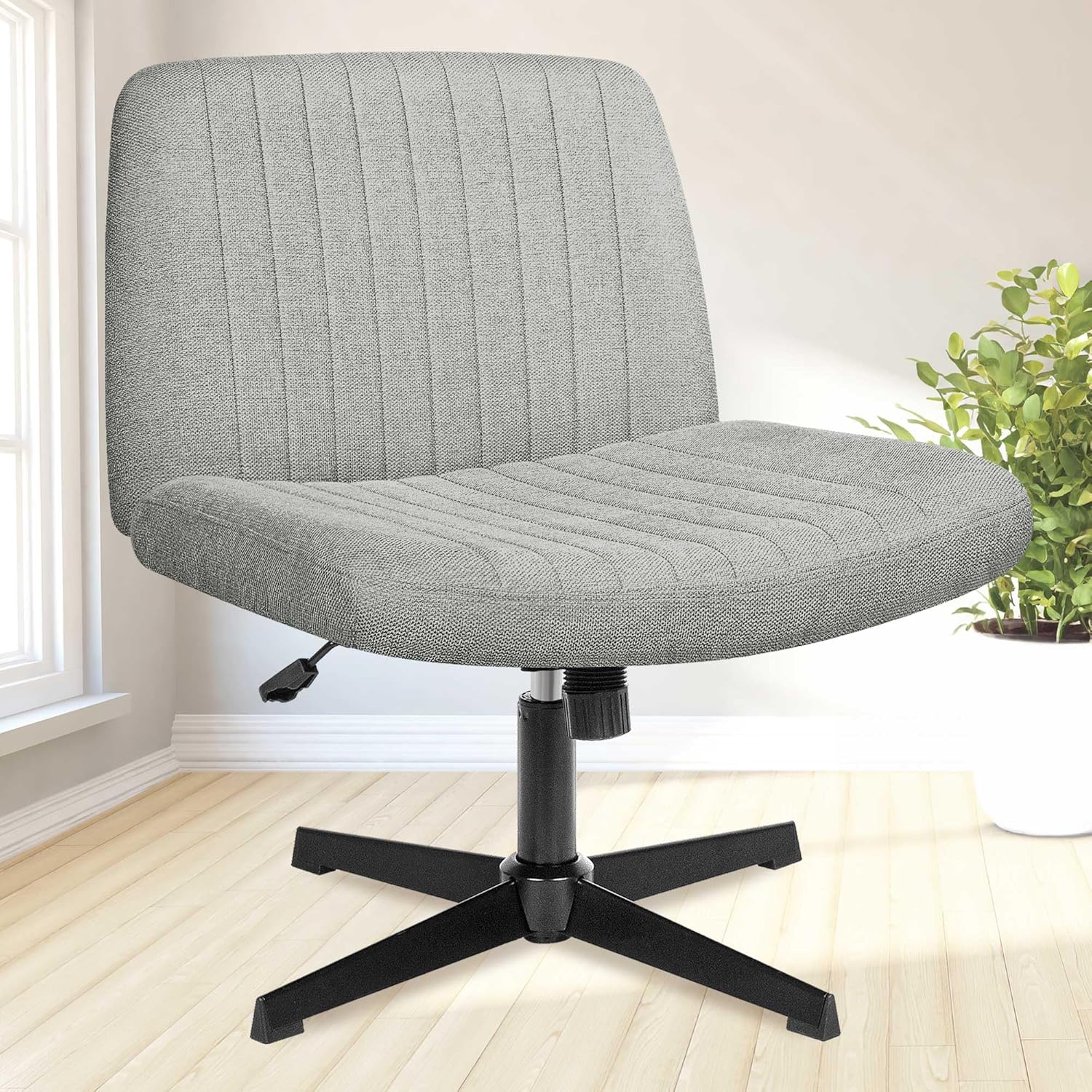 NEO CHAIR Criss Cross Chair - Stylish Armless Desk Chair