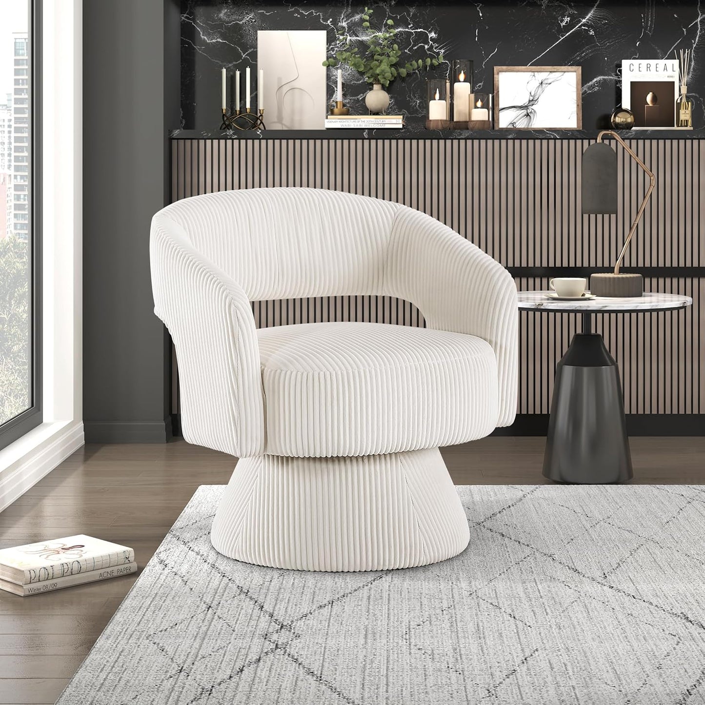Swivel Barrel Chair for Ultimate Comfort