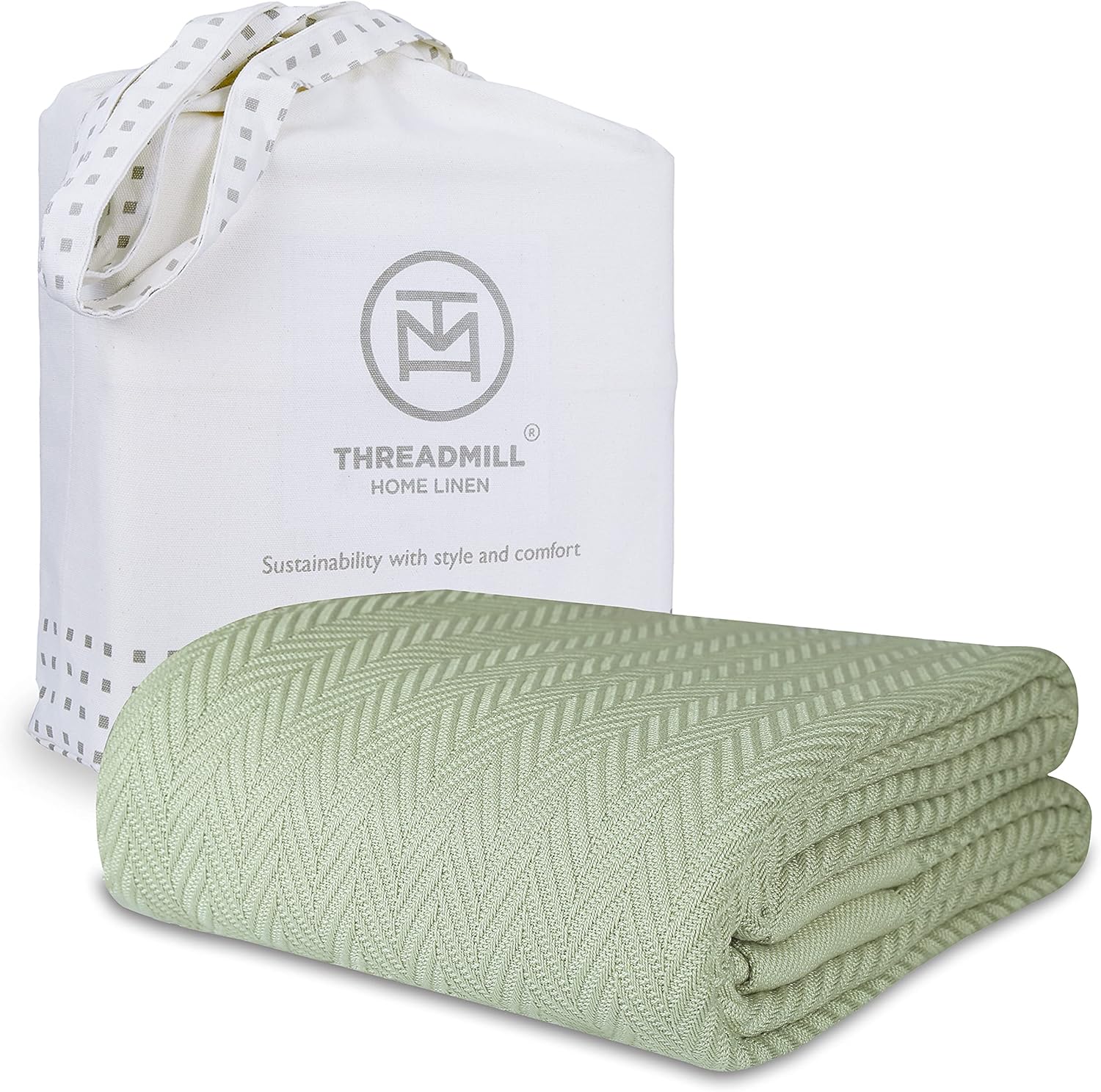 Threadmill Luxury Cotton King Size Blanket for Cozy Comfort