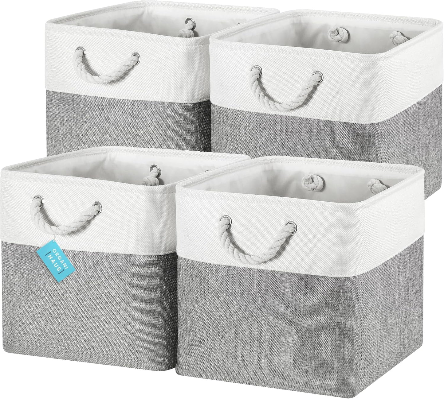 Multipurpose 13x13 Cube Storage Bins for Home Organization