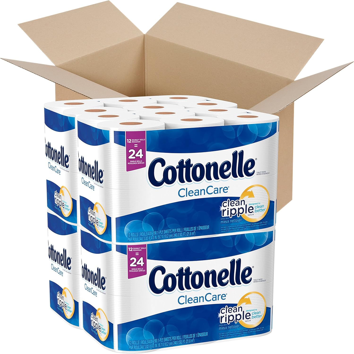 Cottonelle CleanCare Toilet Paper for Ultimate Comfort and Strength