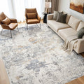 Area Rugs for Living Room 8x10 - Soft Washable Modern Abstract Rug