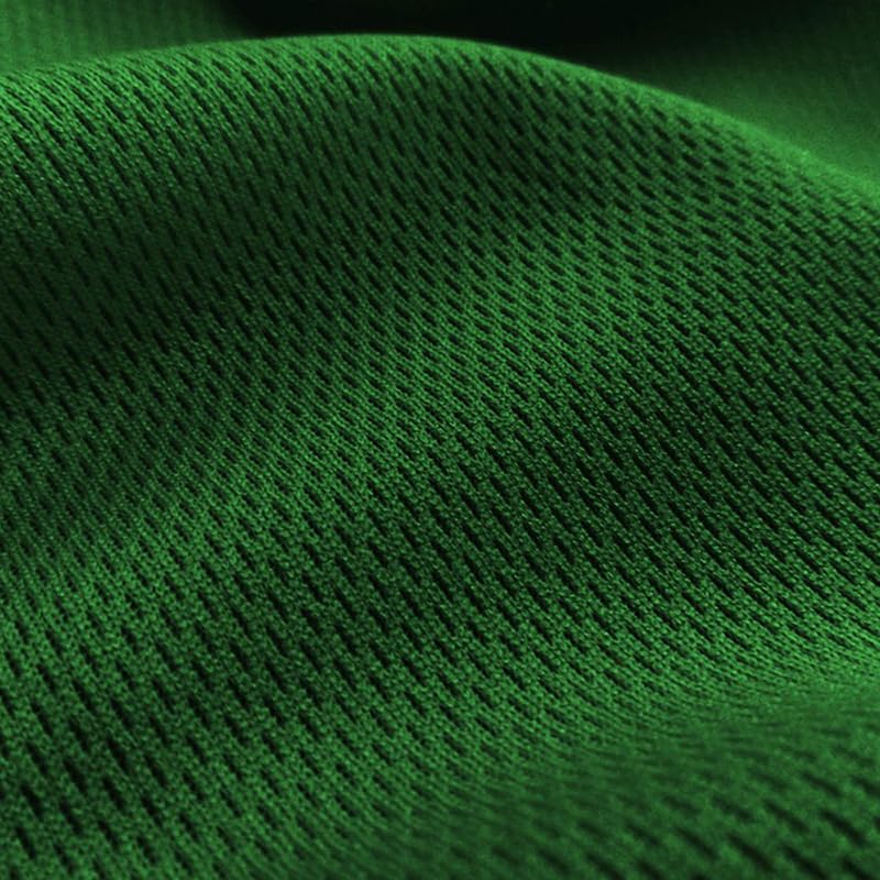 Pico Textiles Hunter Green Dimple Mesh Fabric for Sports Apparel