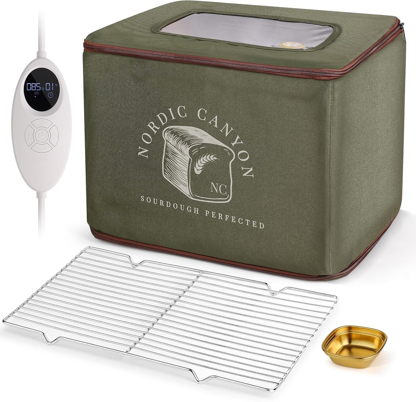 Sourdough Proofing Box with Temperature Control for Perfect Bread