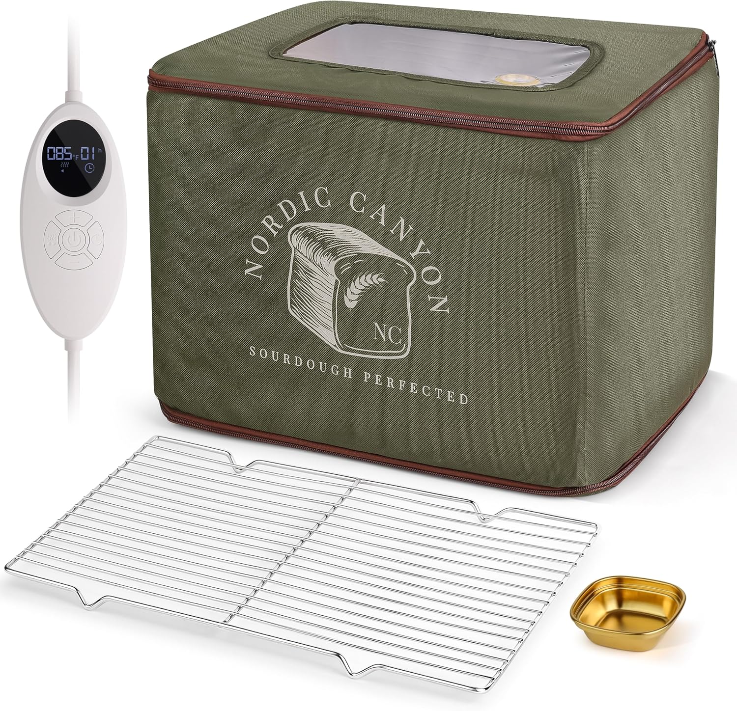 Sourdough Proofing Box with Temperature Control for Perfect Bread