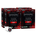 Community Coffee Dark & Bold Exxtra Boost 96 Count K-Cup Pods - High