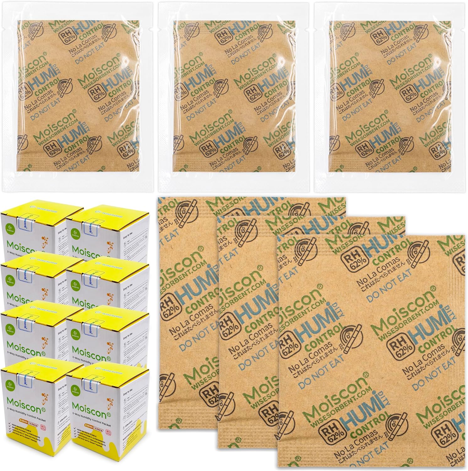 62% Humidity Control Packs for Optimal Freshness and Potency