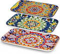 vancasso Serving Platters Set of 3, Rectangular Ceramic Trays