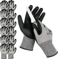 ACKTRA Level 5 Cut Resistant Work Gloves 12 Pairs - Microfoam Grip