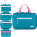 Hanging Travel Toiletry Bag - Water-Resistant Organizer with Hook