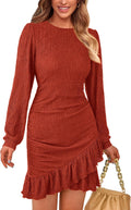 PRETTYGARDEN Women's Ruched Bodycon Mini Dress for All Occasions