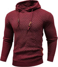 Zaitun Mens Hooded Sweatshirt Slim Fit Knitted Hoodie Pullover (Form