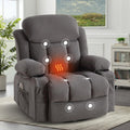 Oversized Recliner Chair with Vibration Massage and Lumbar Heating