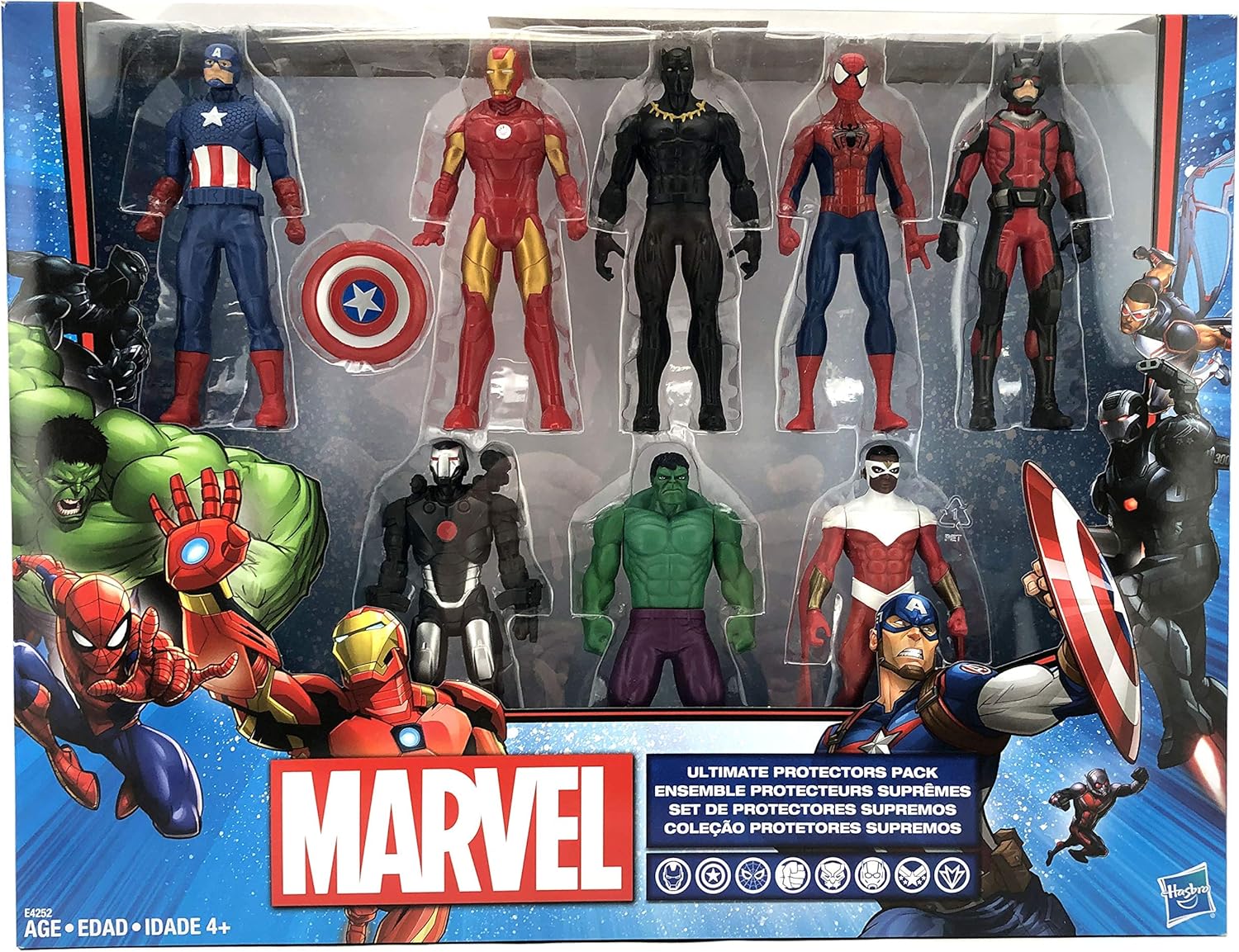 Marvel Avengers Action Figures Set with Iconic Heroes Included