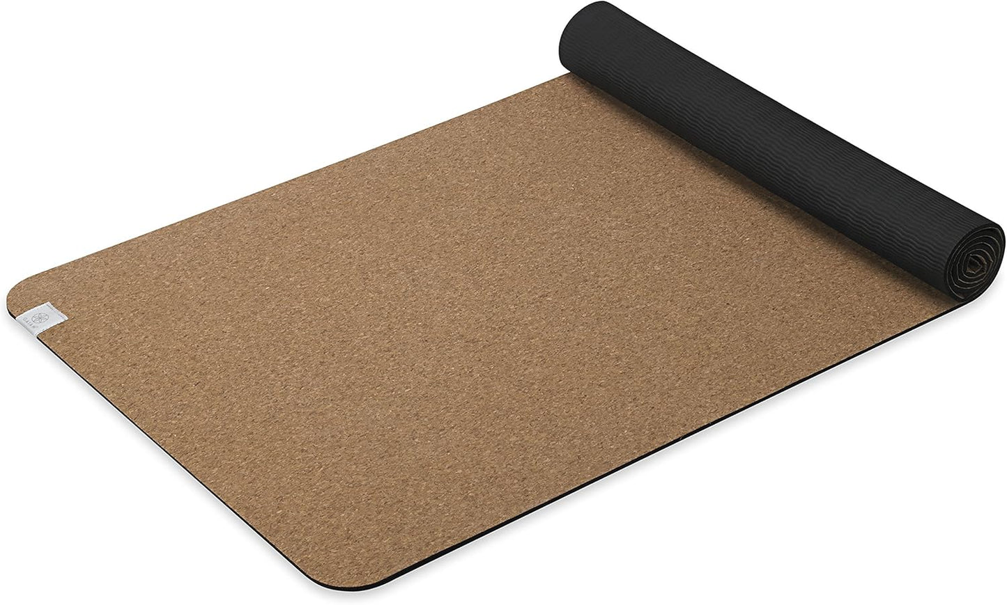 Gaiam Cork Yoga Mat | Non-Slip Sweat-Resistant | Ideal for Hot Yoga