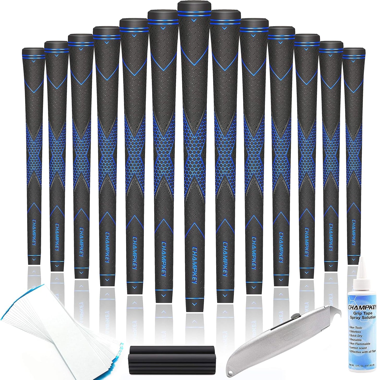 Premium Rubber Golf Grips for Enhanced Traction and Feedback