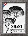 Barnwood Gray 24x31 Picture Frame.75 in Wide - Rustic Solid Wood