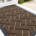 Front Door Mat Indoor Outdoor Entrance - Waterproof Low-Profile