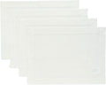 Classic Hemstitch Ivory Linen Placemats Set of 4 - 14 x 19 in