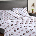 Pegasus Sports NCAA Circle Plushlete Pillow Full Sheet Set