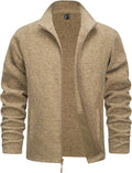 TACVASEN Men's Fleece Jacket Full Zip Lightweight - Warm Everyday Wear