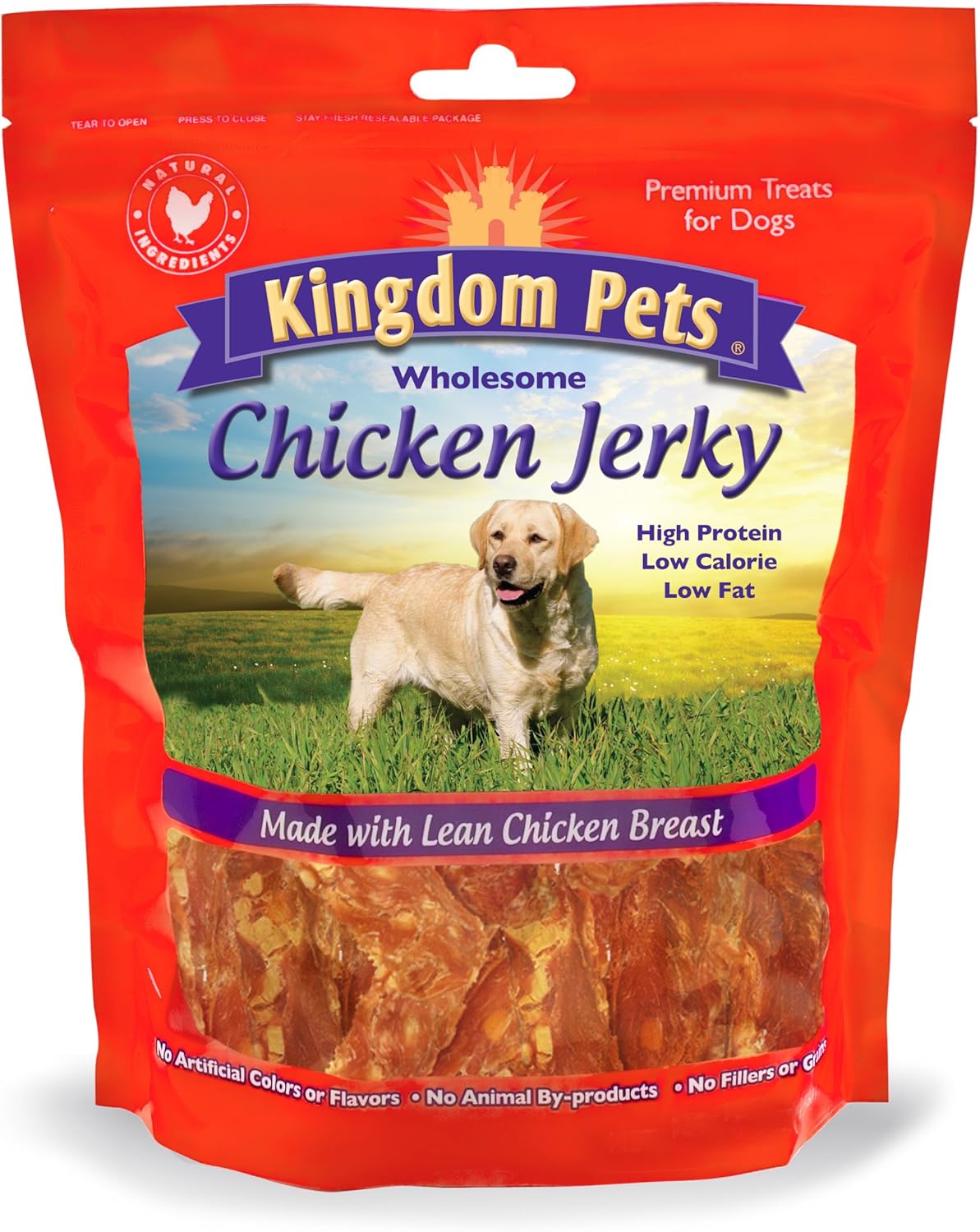 Chicken Jerky Dog Treats with 3 Ingredients for Healthy Dogs