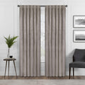 Eclipse Absolute Zero Harper Velvet Blackout Thermal Curtain