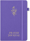 Prayer Journal for Women & Men 52 Weeks Bible Journal (Purple)