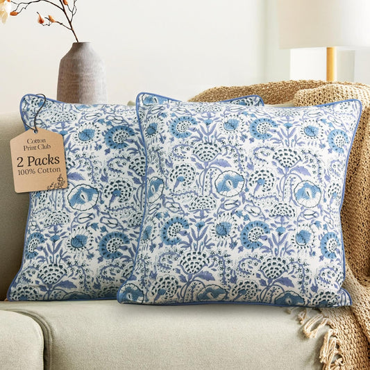 CPC 100% Cotton Throw Pillow Covers for Stylish Home Decor