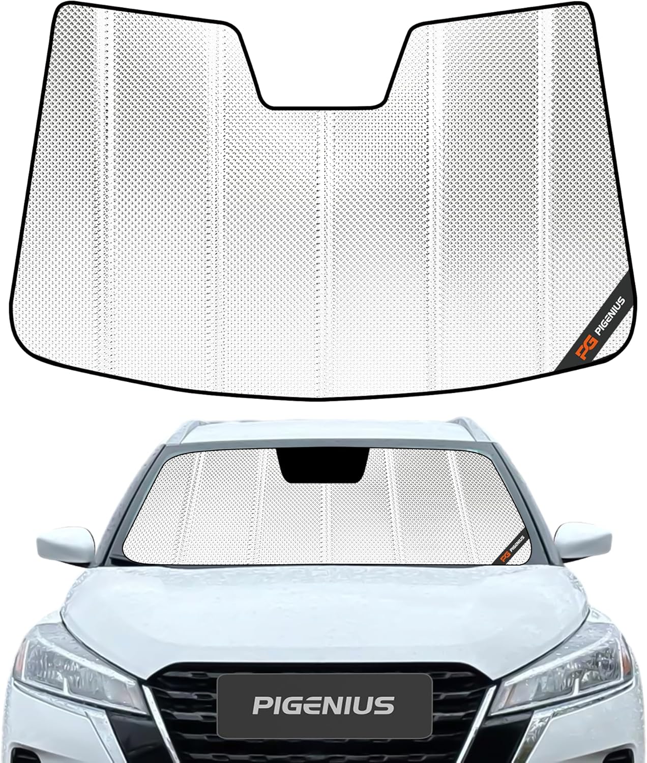 Windshield Sun Shade for Nissan Kicks 2018-2024 - BLAZBLOCK