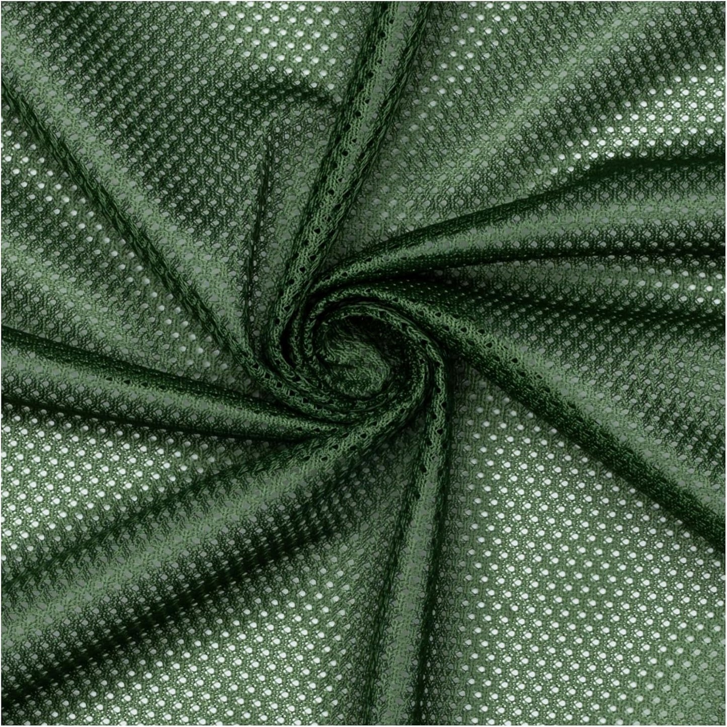Pico Textiles Hunter Green Micro Mesh Jersey Fabric for Sports