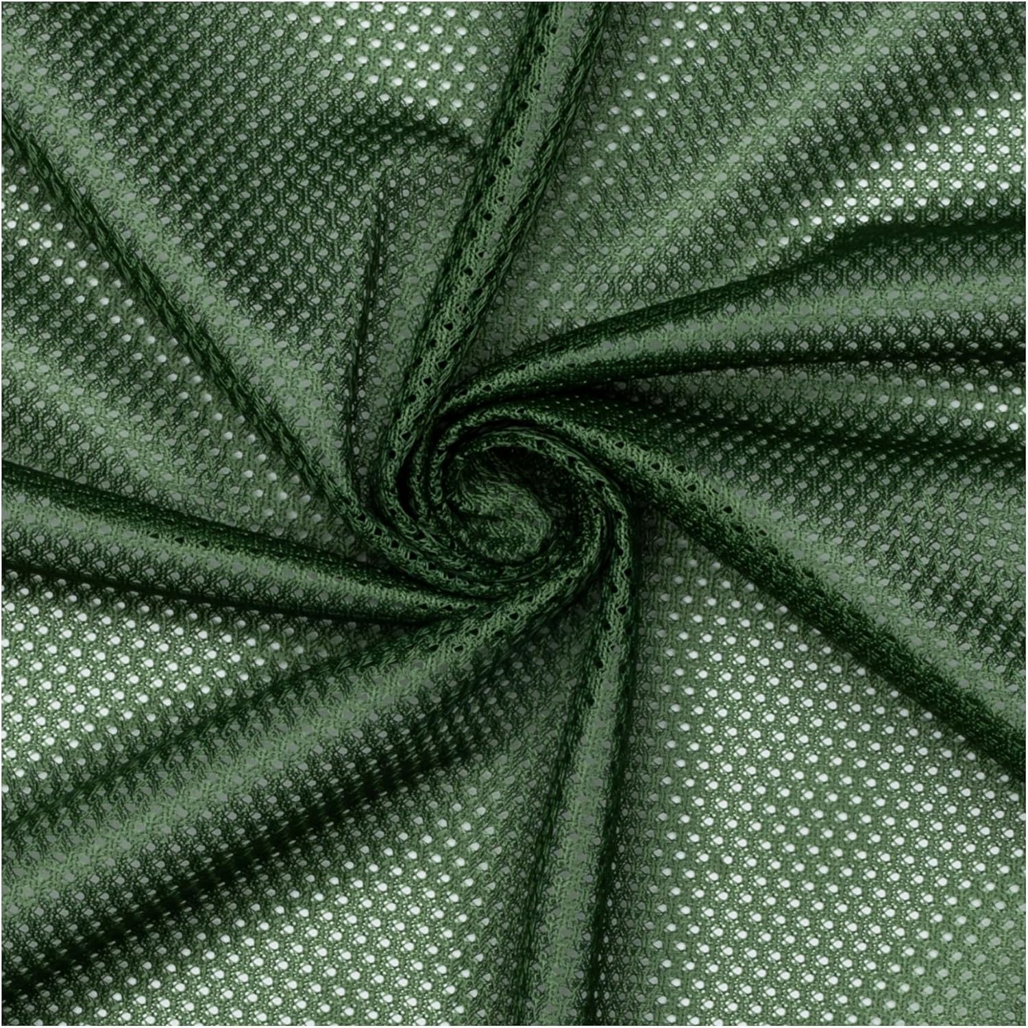 Pico Textiles Hunter Green Micro Mesh Jersey Fabric for Sports