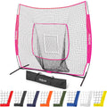 7 x 7 ft Baseball & Softball Net - Portable Batting and Pitching