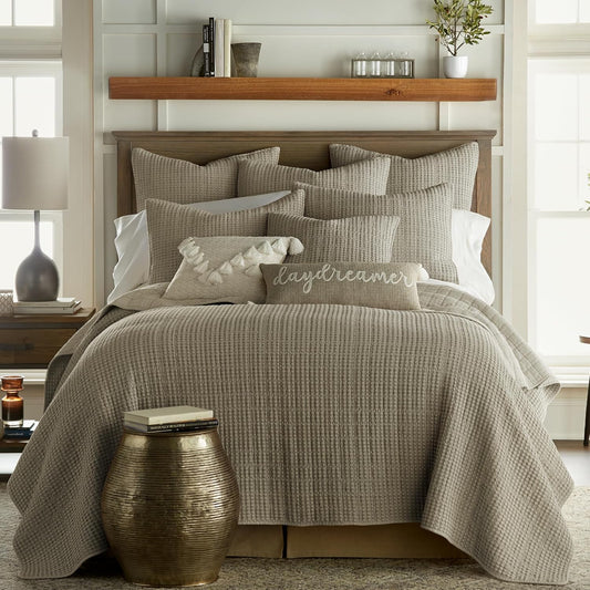 Levtex Home Mills Waffle King Quilt Set for Cozy Bedrooms