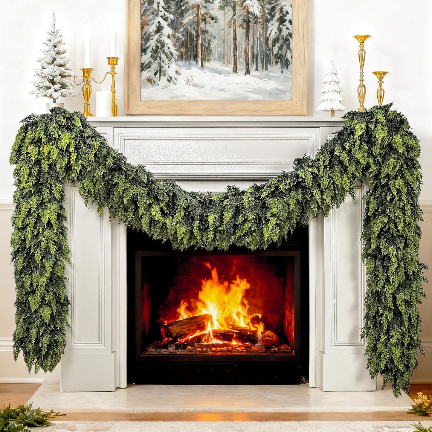 Lifelike 6 Ft Cedar Garland for Stunning Holiday Decor