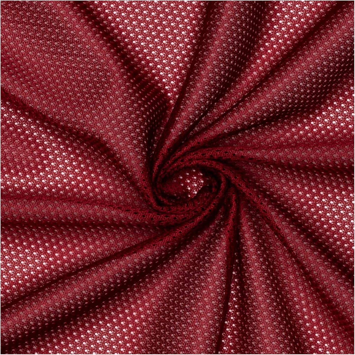Pico Textiles 5 Yards Bolt Cardinal Polyester Micro Mesh Jersey