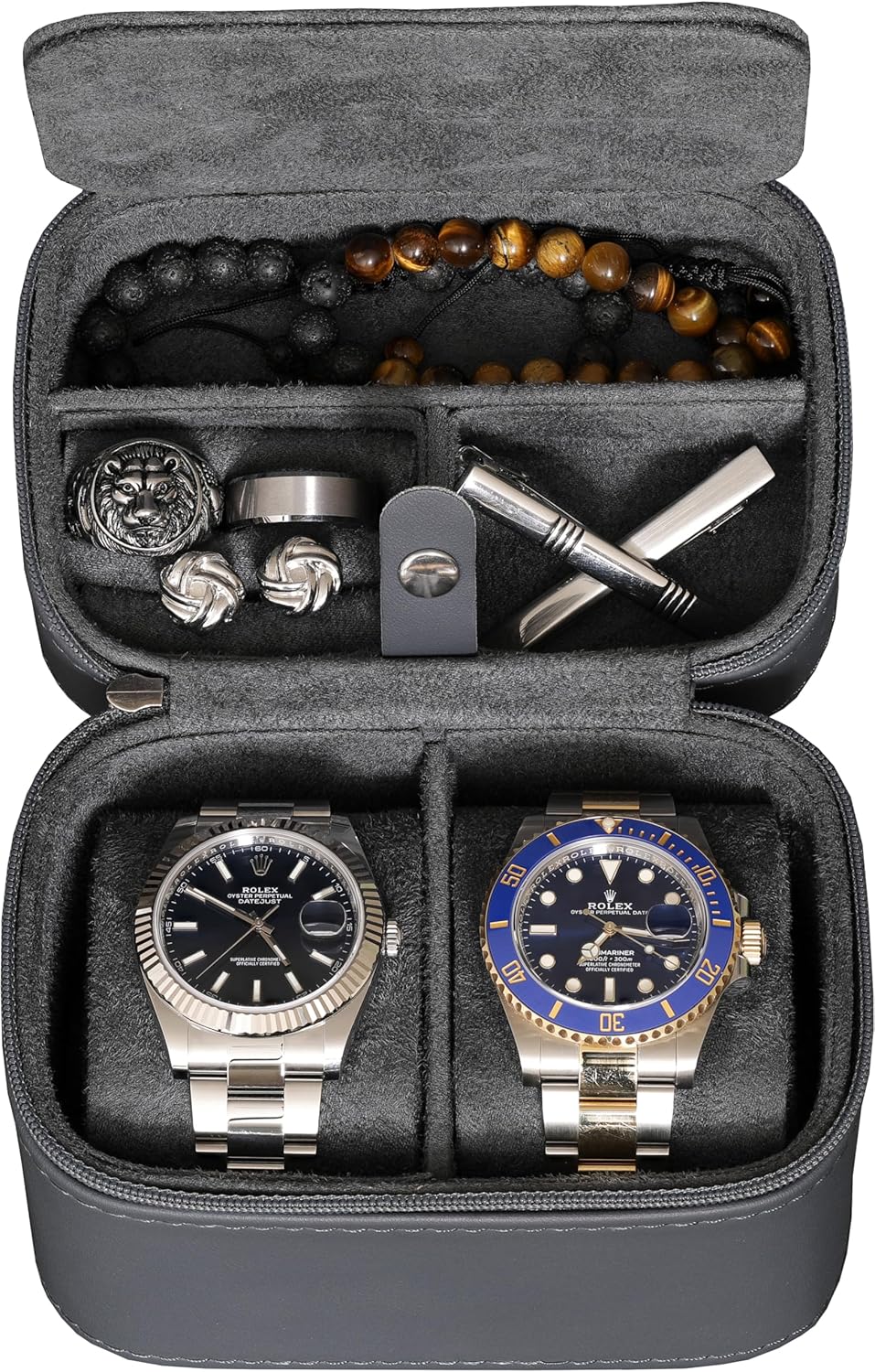 Securely Store 2 Watches On-The-Go with ROTHWELL