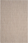 Outdoor Waterproof Patio Rug 5ft 3in x 7ft 7in Beige/Brown - Durable