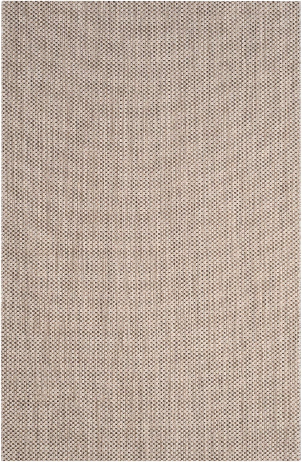 SAFAVIEH Courtyard Collection 5ft 3in x 7ft 7in Beige/Brown Rug