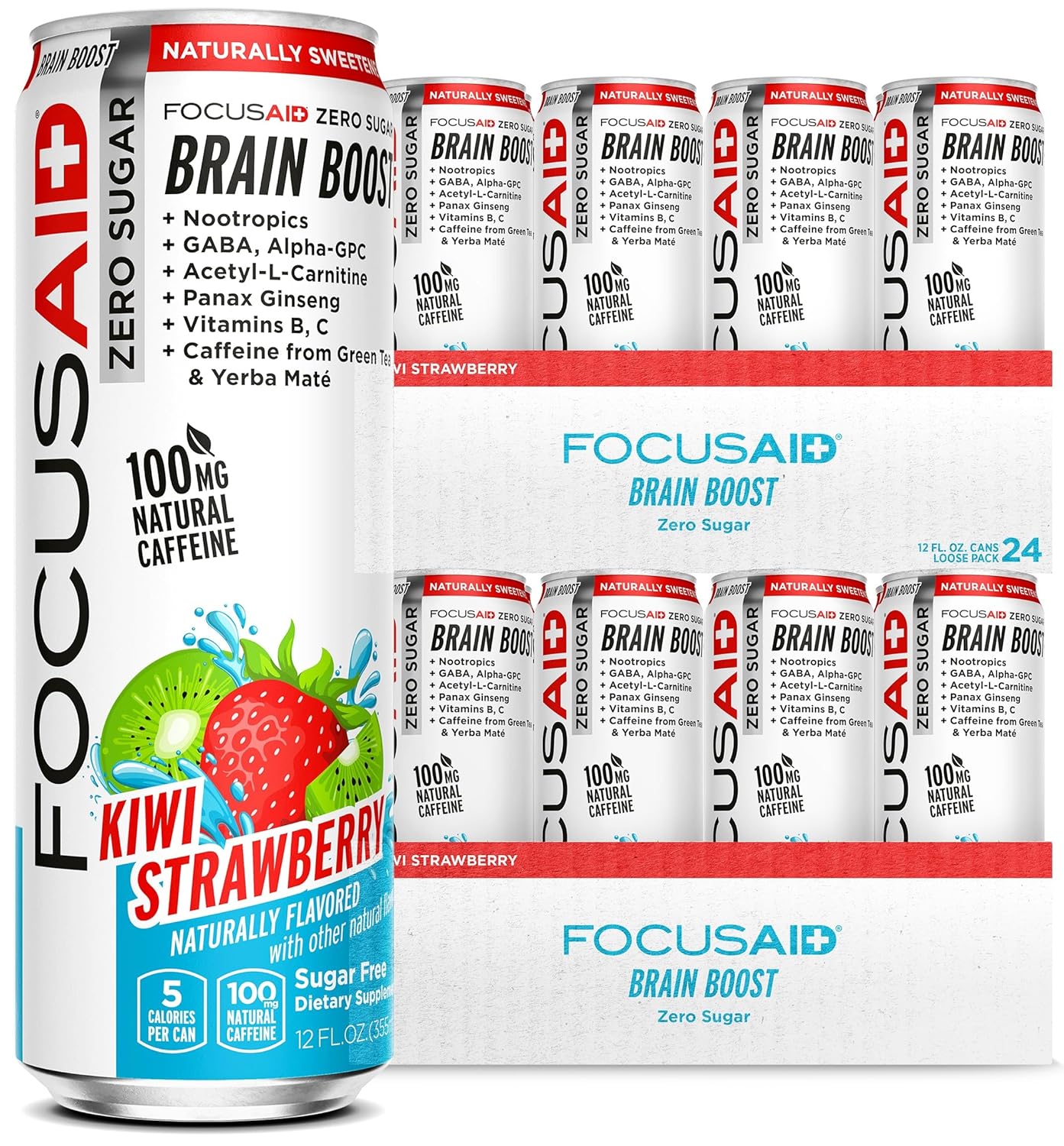 FOCUSAID ZERO SUGAR Nootropics Blend for Mental Clarity