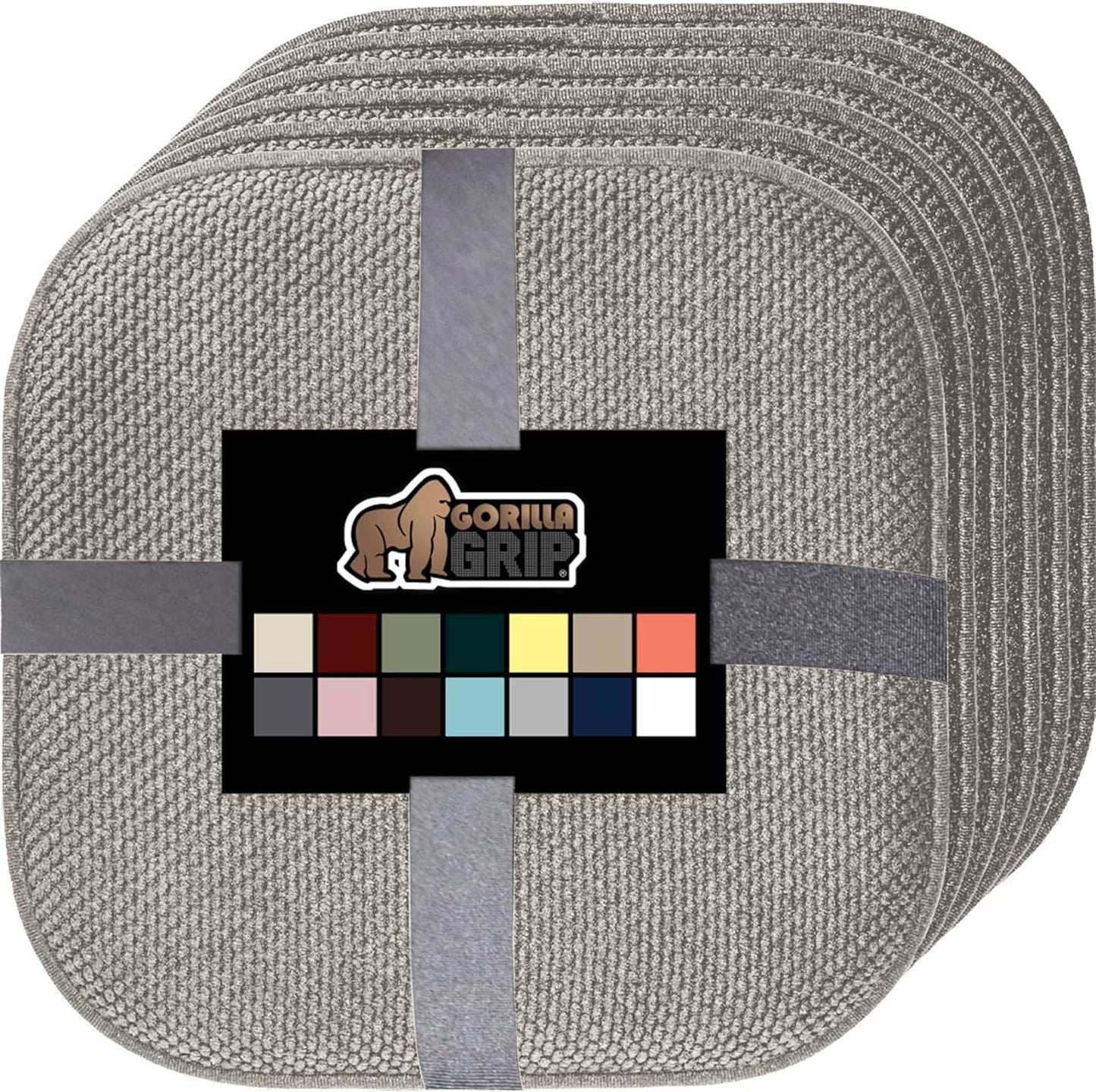 GORILLA GRIP Slip Resistant Chair Cushions for Ultimate Comfort